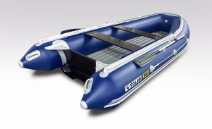 Надувная лодка SOLAR 420 K Максима (Синий)