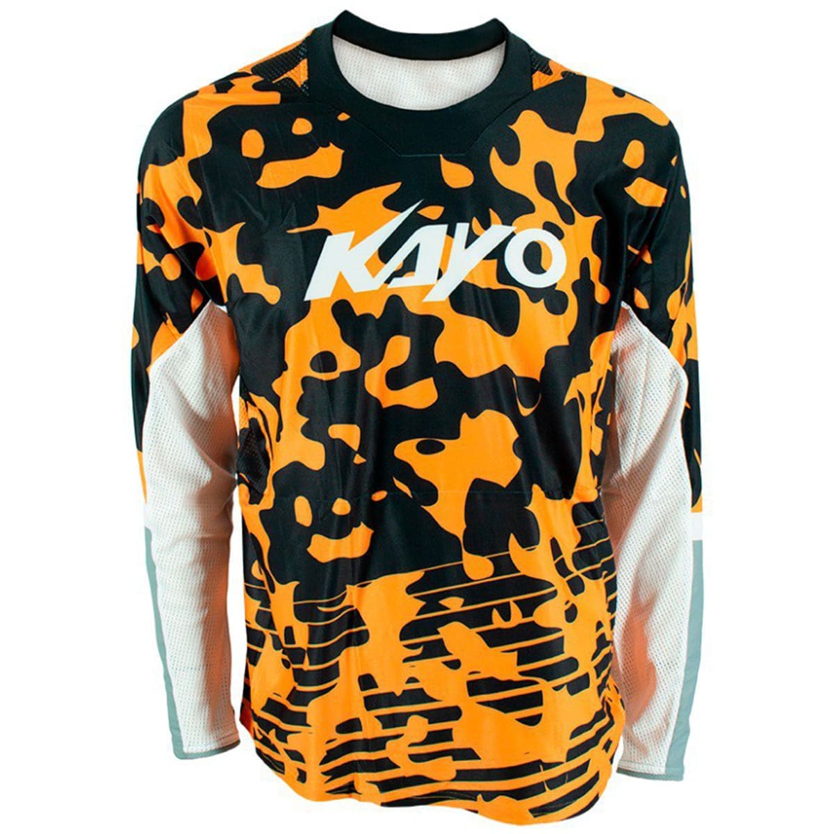 Джерси KAYO EVOLUTION серый/оранжевый/белый