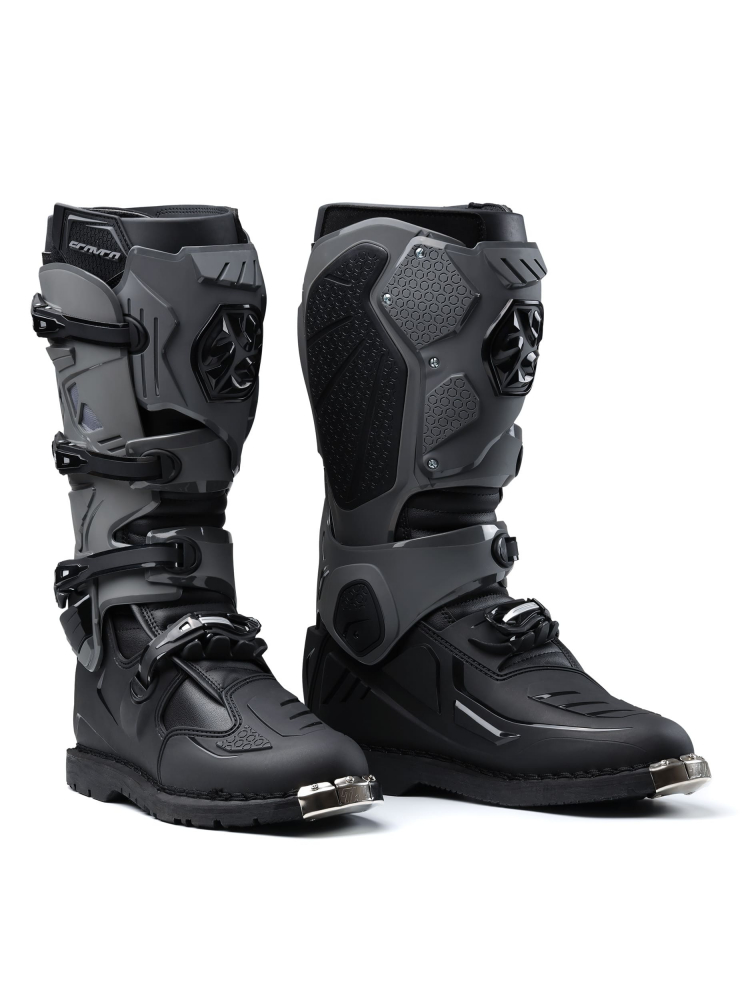 Ботинки эндуро Scoyco, MBM004.2, TWL edition, (черно-серый)