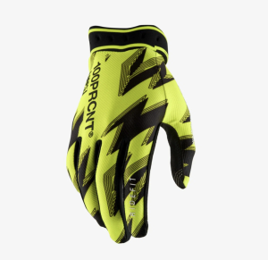 Мотоперчатки 100% Ridefit Glove (Fluo Yellow/Black) (S)