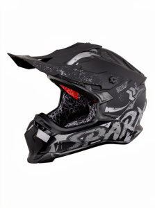 ШЛЕМ эндуро SPARX Raptor River черно-серый матовый (марк) (2XL)