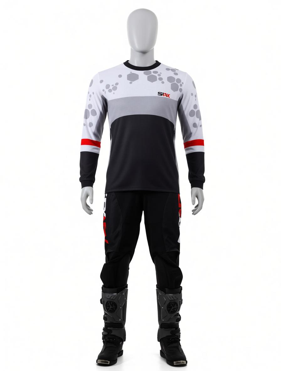 Костюм эндуро SPARX EX02 AIR TITAN серо-красный