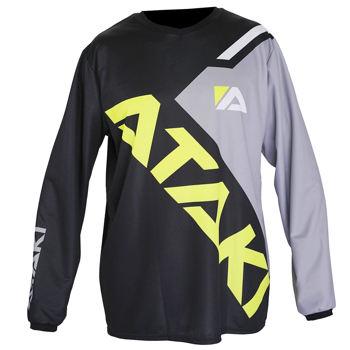 Джерси ATAKI Impact черный/серый/Hi-Vis желтый