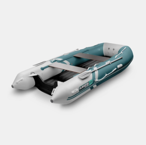 Надувная лодка GLADIATOR E450S (Морской зеленый-белый)