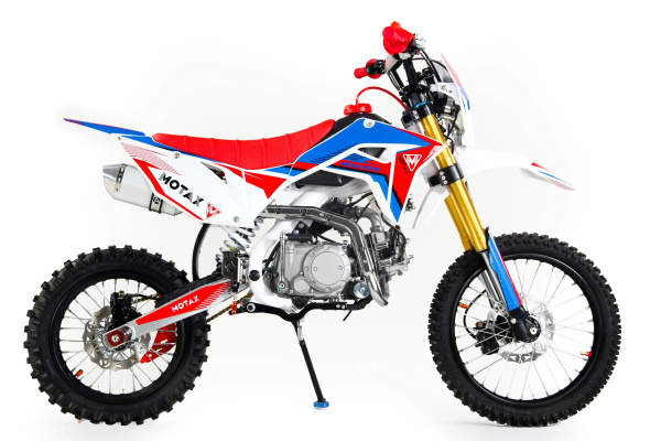 Питбайк Motax MX 140 (17/14) (Черный/Белый/Красный)