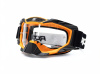 Очки кроссовые ROCKOT RM-337 Anti-Scratch (Оранжевый-черный/Прозрачная)