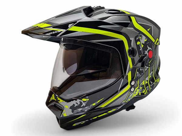 Шлем AiM JK802S Yellow/Grey/Black (M)