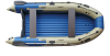 Лодка Скат-370 (Серый+синий)