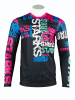 STARKS Джерси Base Cross KIDS Розовый/Бирюза (XL)