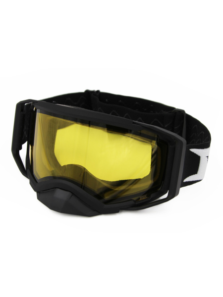 Очки с аутригерами RSX BLIZZARD WINTER двойная желтая линза (Черный)