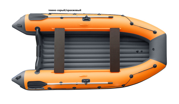 Лодка REEF-340 НД ТРИТОН (Серый/оранжевый)