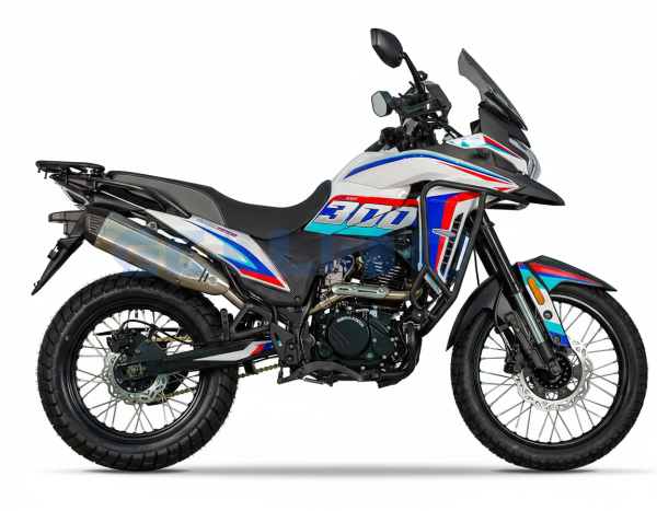 Мотоцикл Regulmoto XADV (Белый/Синий)