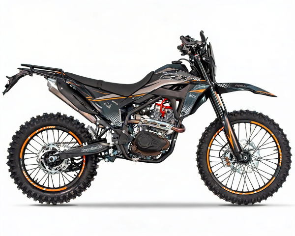 Мотоцикл Regulmoto CR-X PRO с ПТС (Оранжевый/ Серый)
