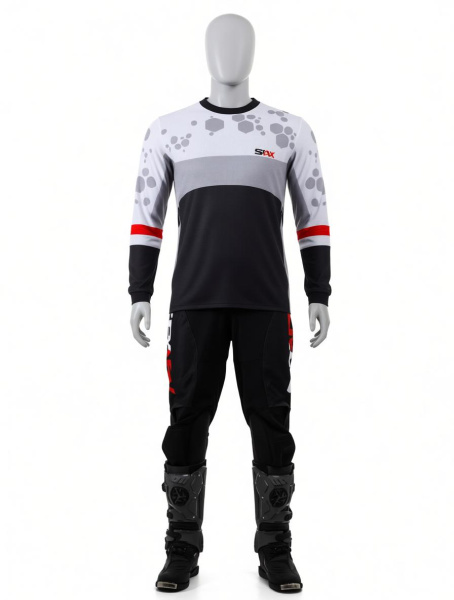 Костюм эндуро SPARX EX02 AIR TITAN серо-красный (S)