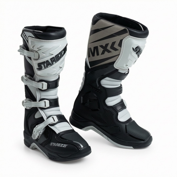 Мотоботы STAREZZI MILANO, GREY/BLACK (40)