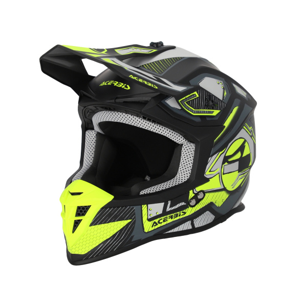 Шлем Acerbis LINEAR 22-06 Black/Fluo-Yellow (2XL)