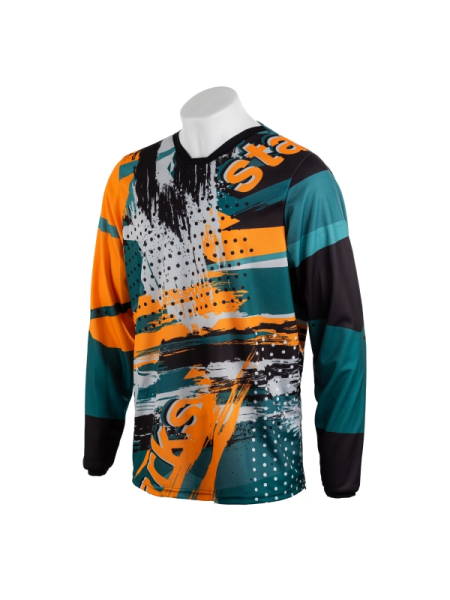 STARKS Джерси PHOENIX EVO Бирюза/Оранжевый (S)
